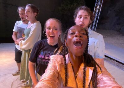 Donna Elvira, Elisabeth Williams, soprano, VAO Bodrum, Opera, Punk, Donna Anna, Christabel Nunoo, Rachel Mellman, Zerlina, Selfie, Peter McCabe, Don Ottavio, Matthew Morton, Masetto